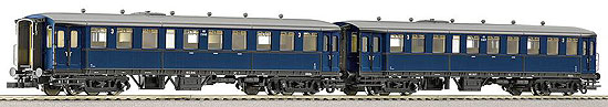 Set of 2 Passenger cars &quot;Blokkendoos&quot;<br /><a href='images/pictures/Roco/64021.jpg' target='_blank'>Full size image</a>